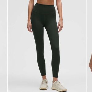 Lululemon Wunder Train High-Rise Tight 25" Rainforest Green Size 10